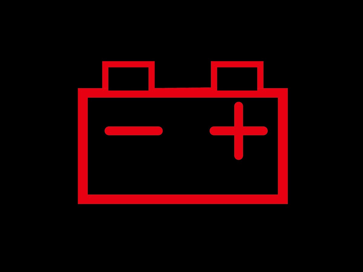 ▲N-BOX 充電警告灯（赤色）